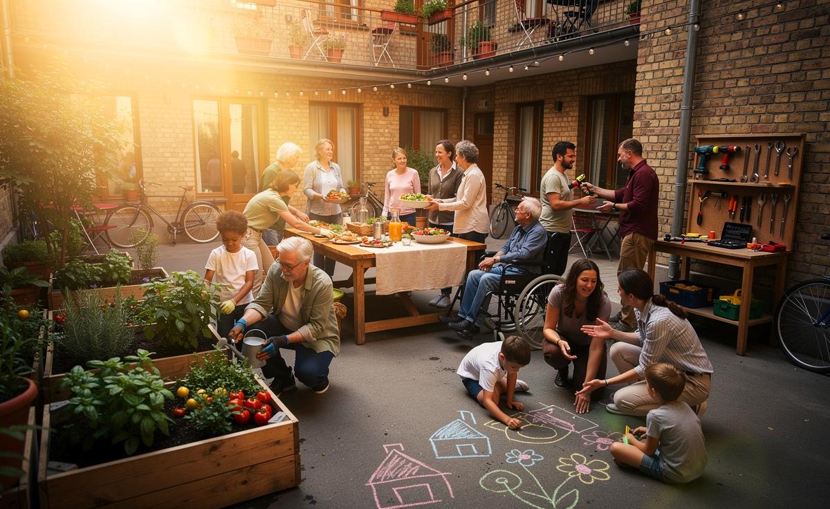 Wie Nachbarschaftsinitiativen das soziale Miteinander in Wohngebieten verbessern.